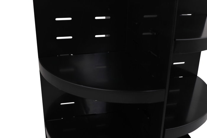Hermia Organizador de Maquillaje 980302 Negro Plástico 23 x 23 x 30.5 cm